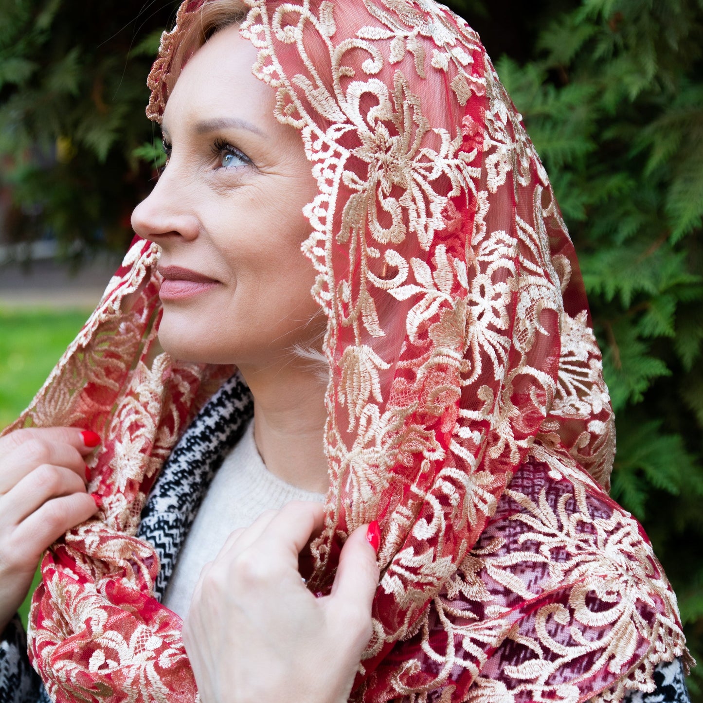 NEW! Gold Infinity Mantilla - MariaVeils