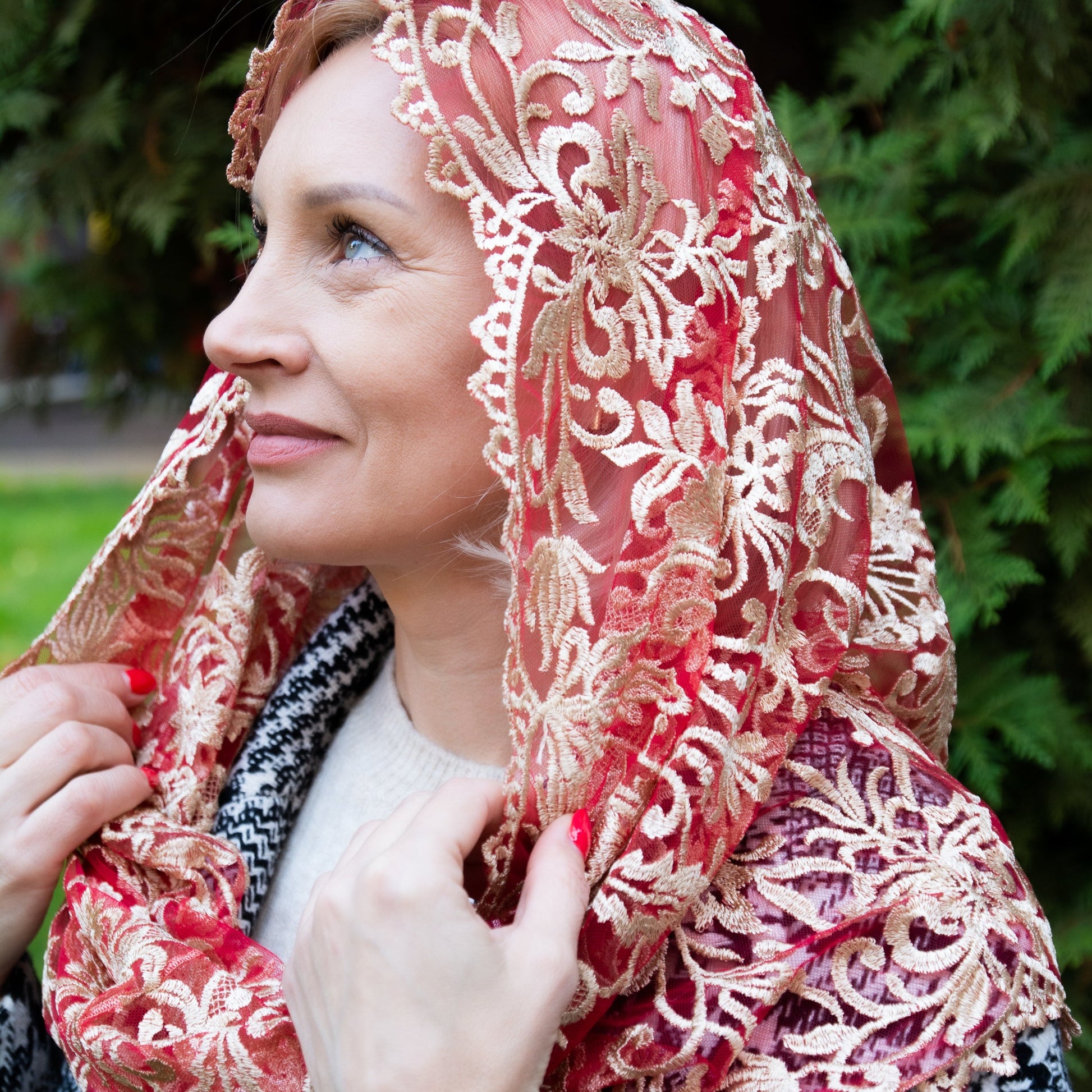 NEW! Gold Infinity Mantilla - MariaVeils