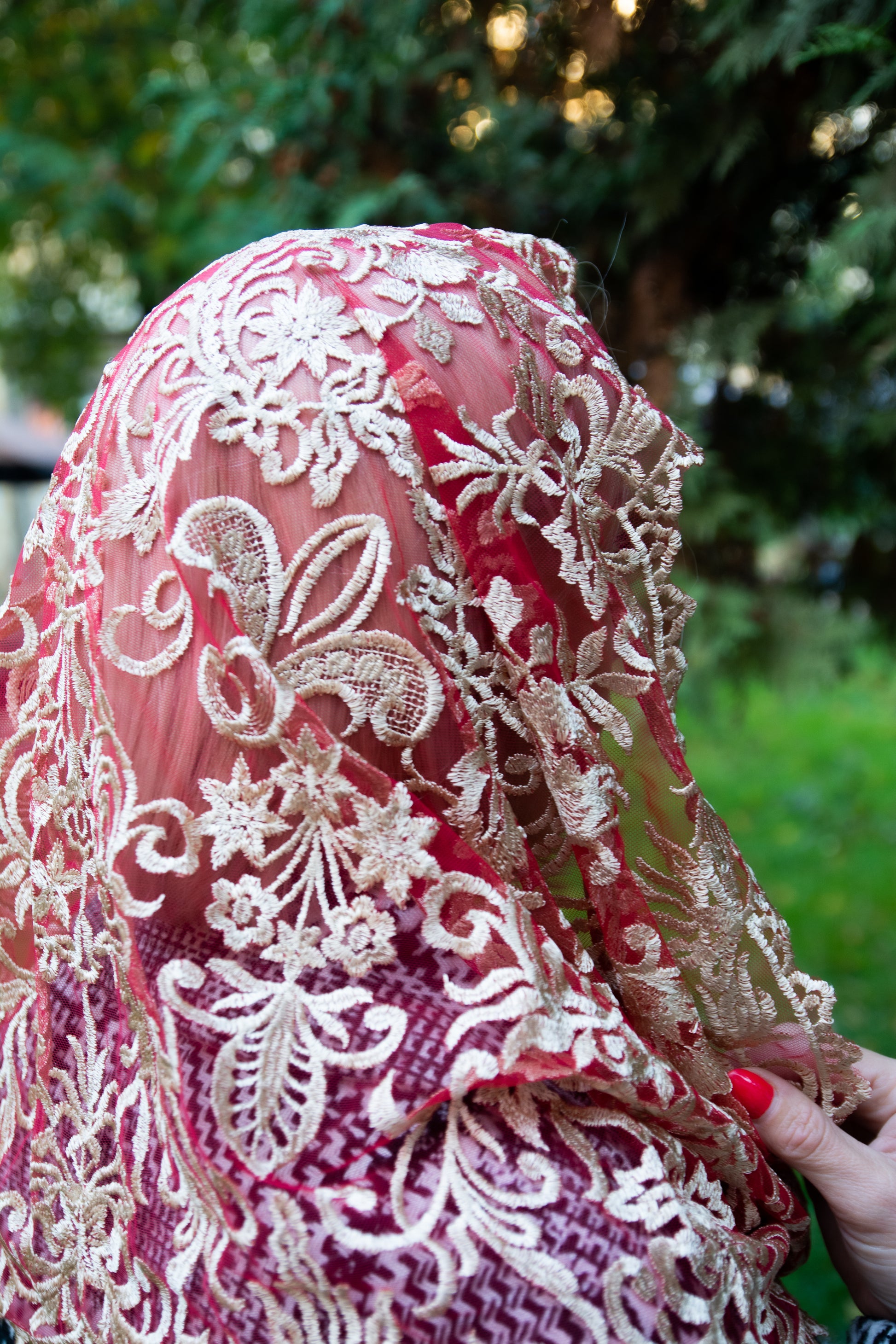NEW! Gold Infinity Mantilla - MariaVeils