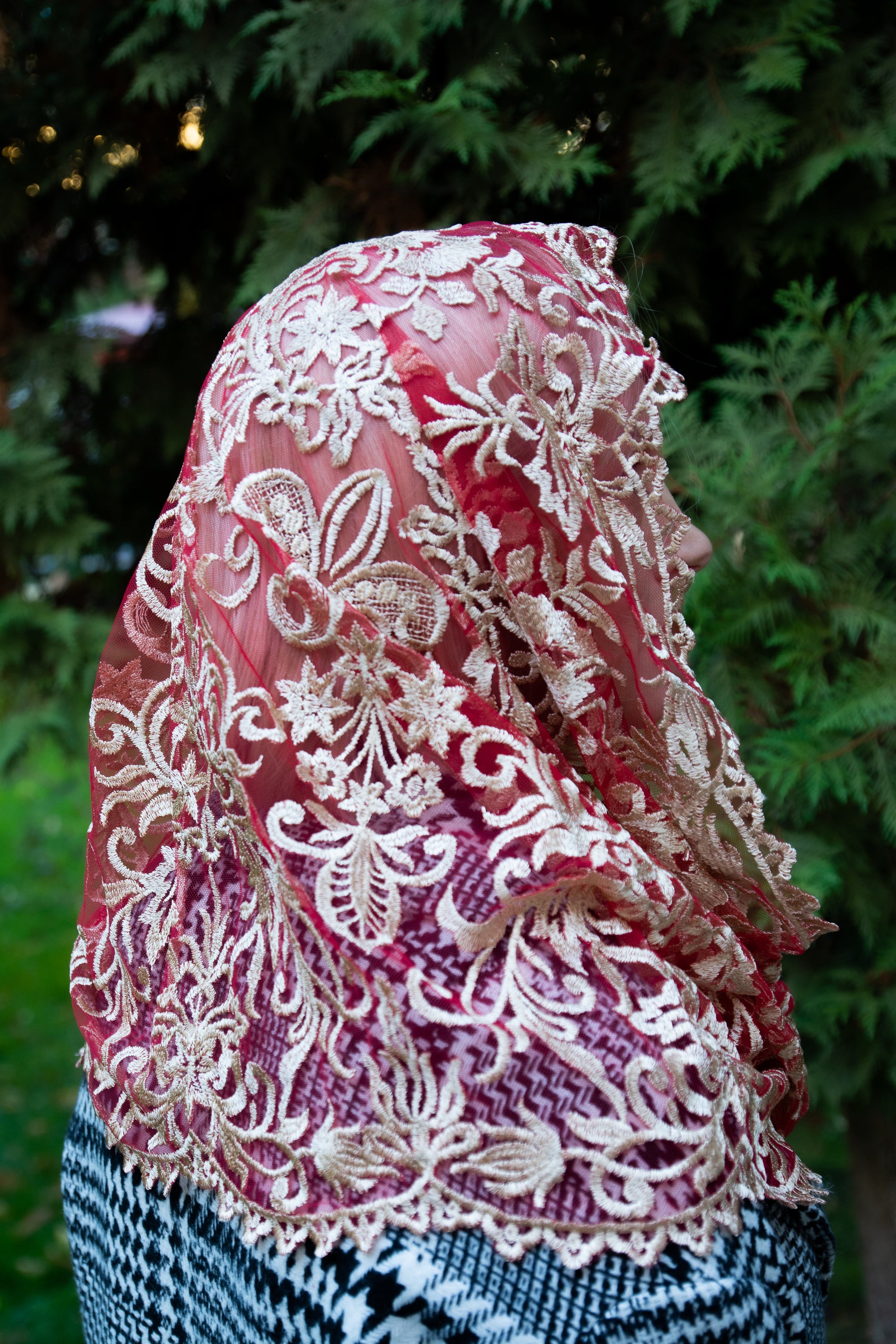 NEW! Gold Infinity Mantilla - MariaVeils
