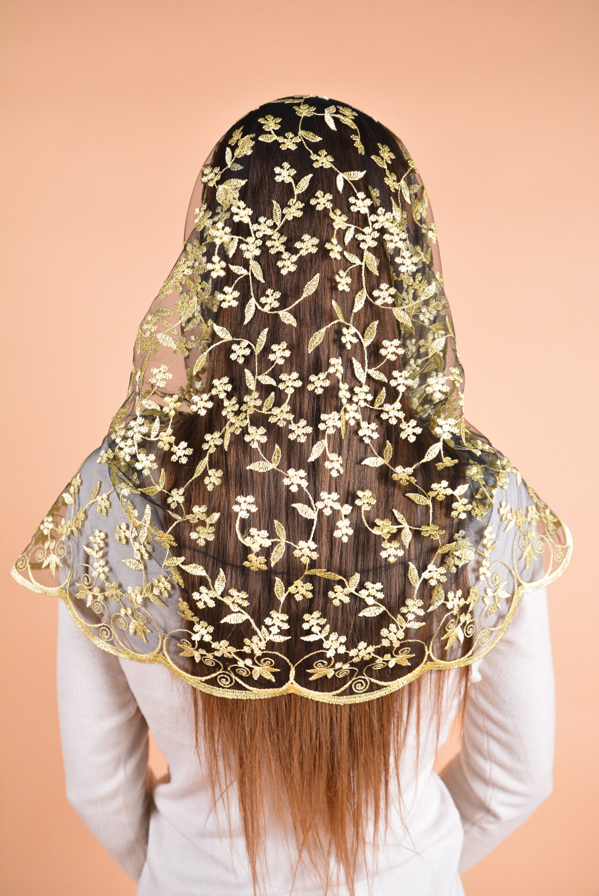 NEW!! Yellow Infinity Mantilla - MariaVeils