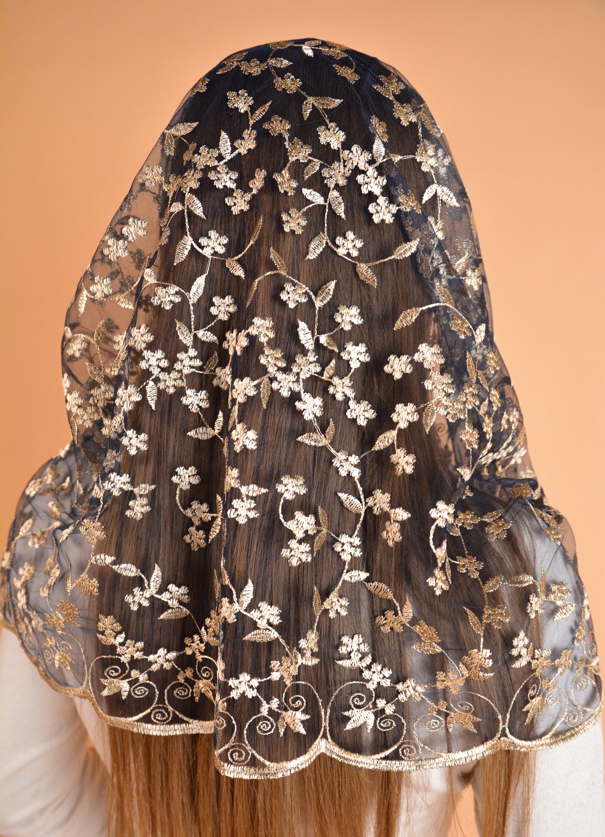 NEW!! Floral Infinity Veil - MariaVeils