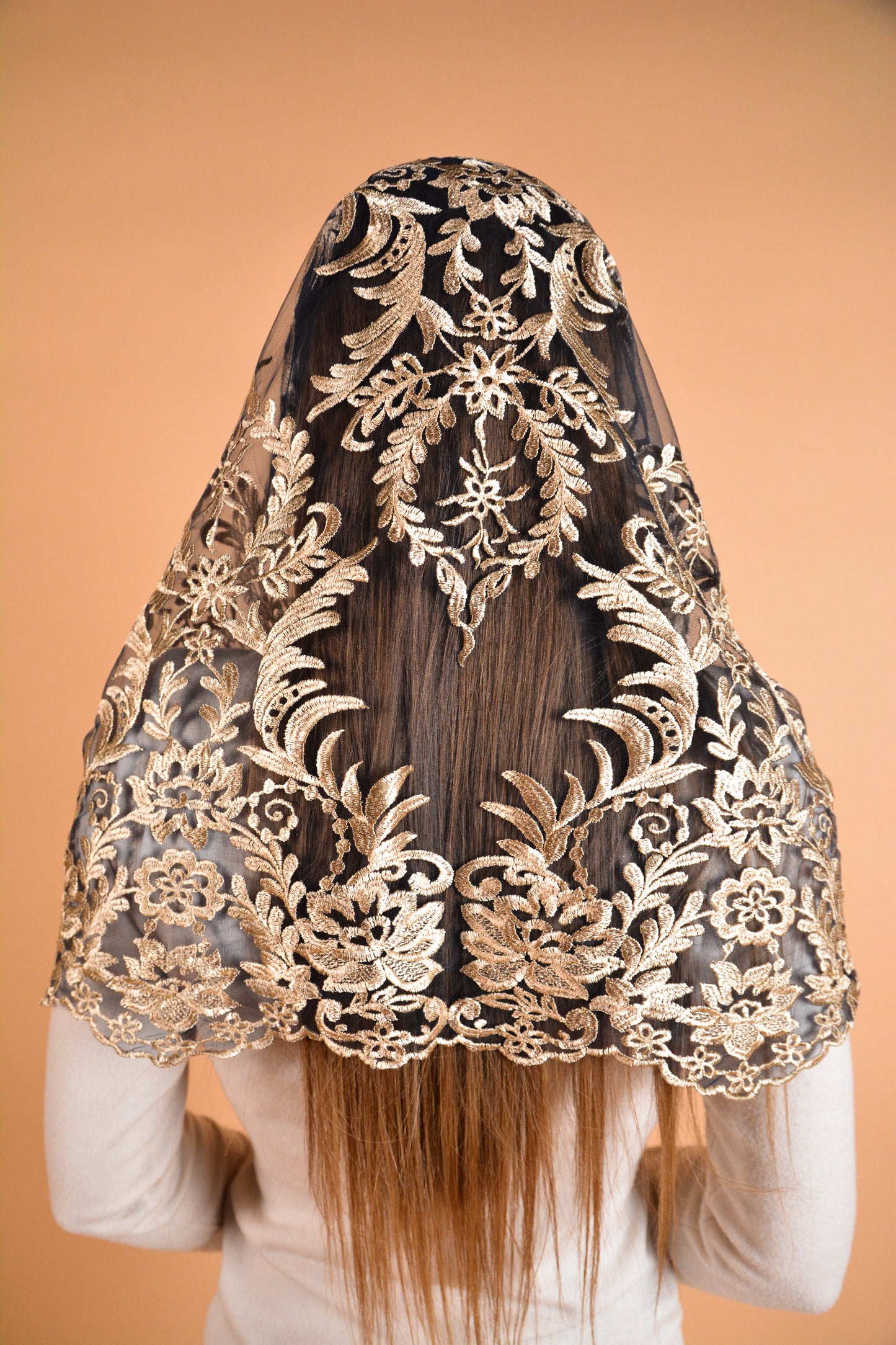 Gold Infinity Veil - MariaVeils