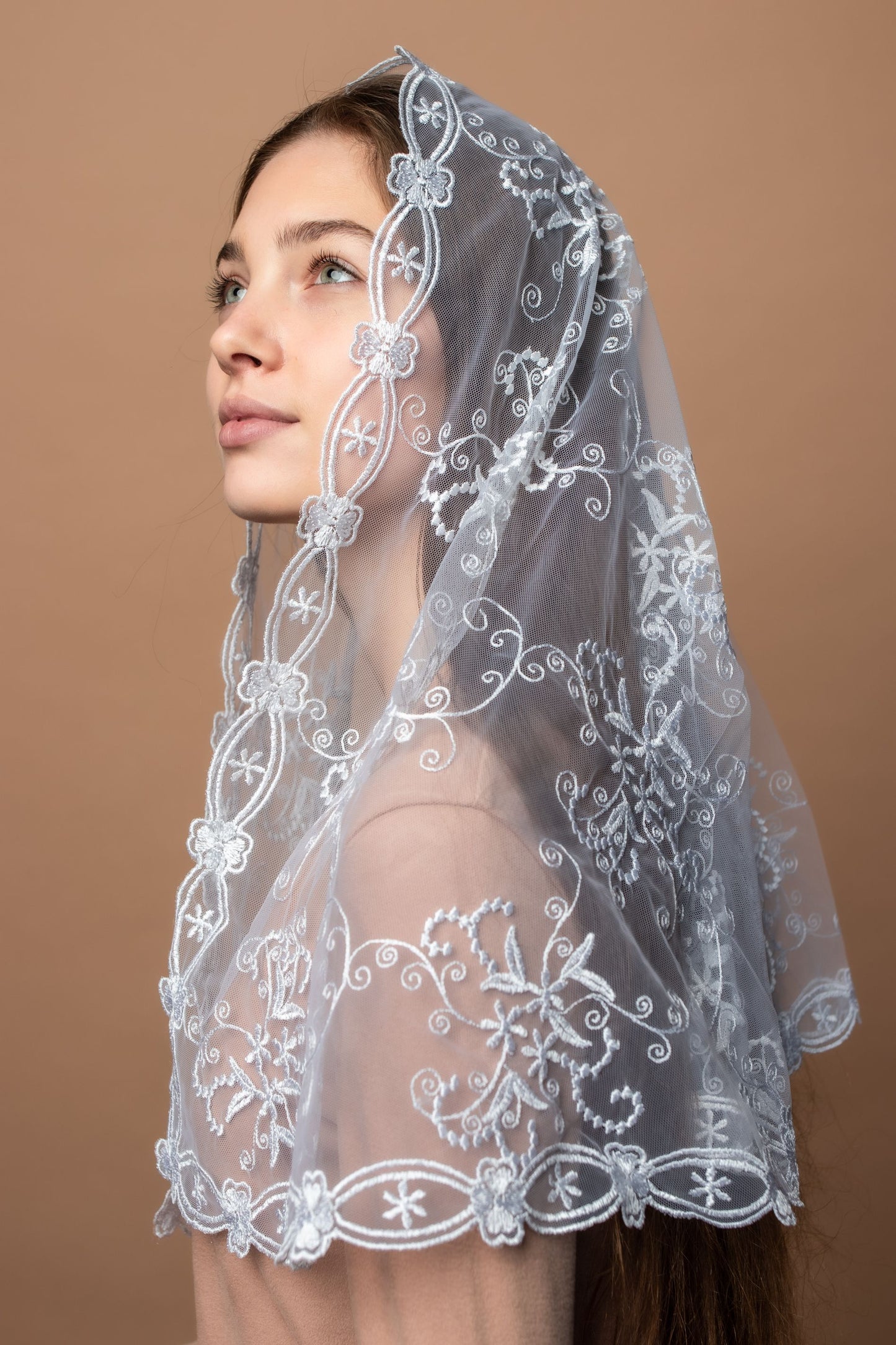 Catholic head covering veil - MariaVeils