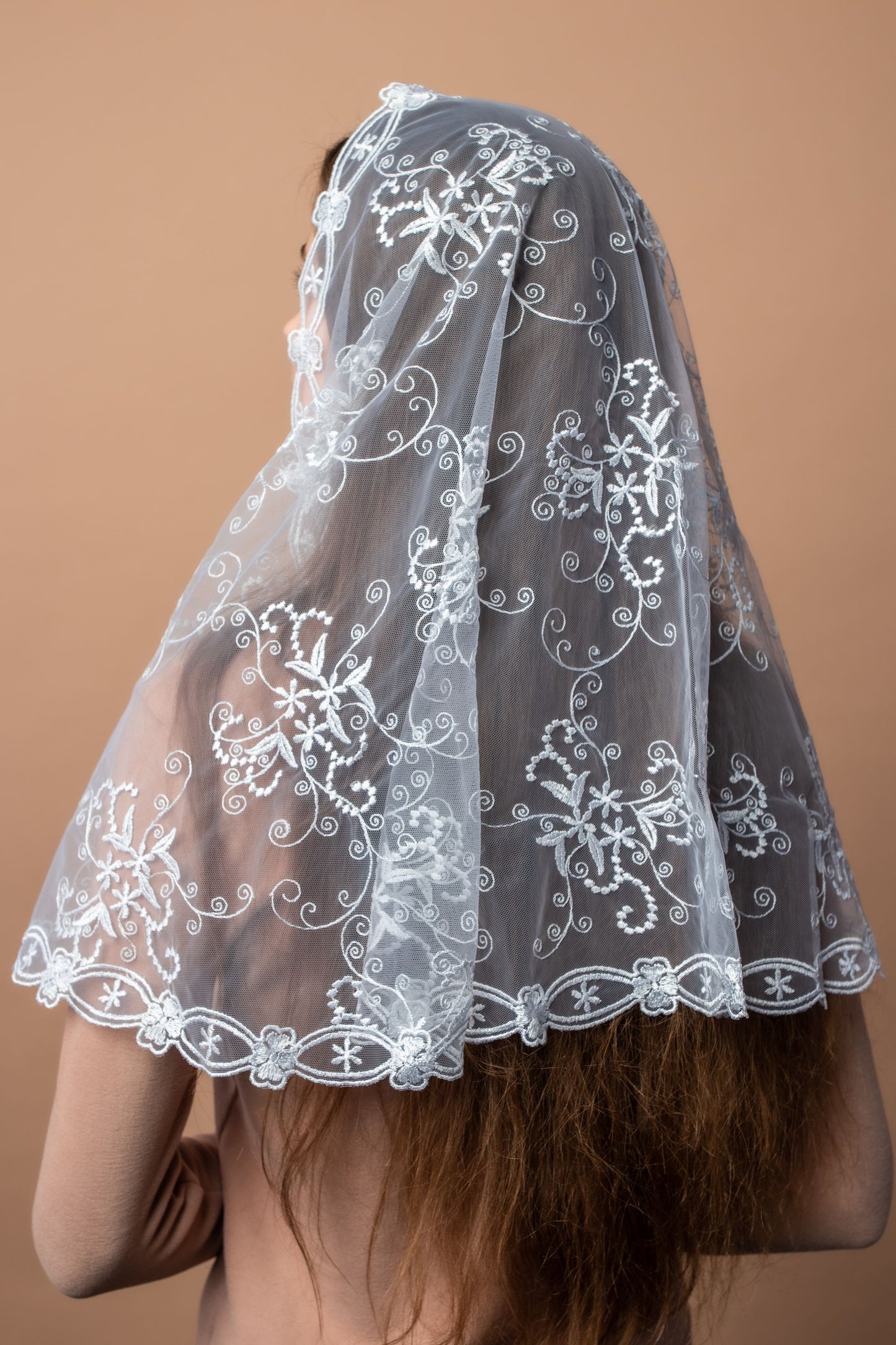 Catholic head covering veil - MariaVeils