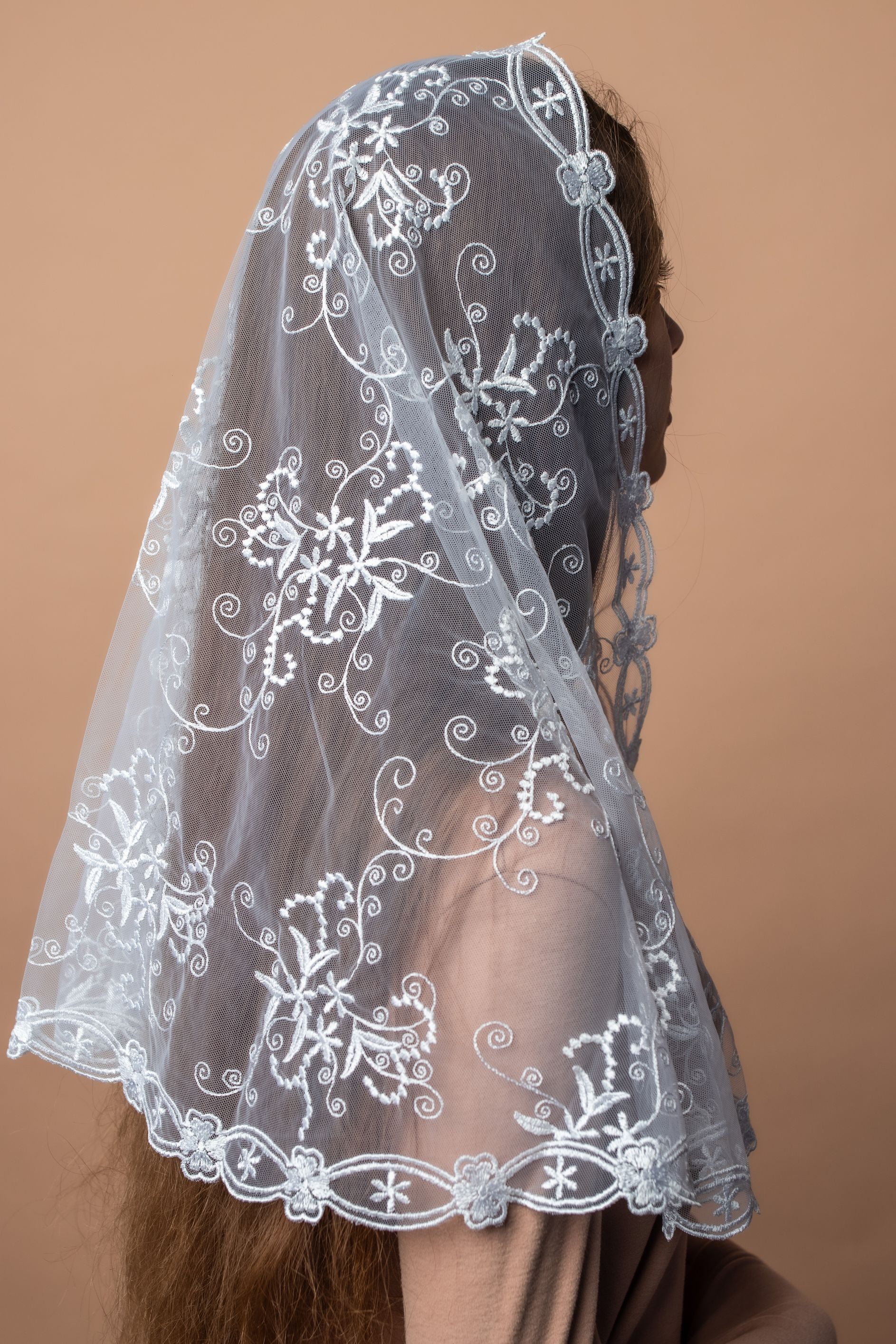 Catholic head covering veil - MariaVeils